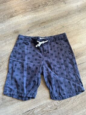 Old Navy Navy and Black Polka Dot Swim Shorts